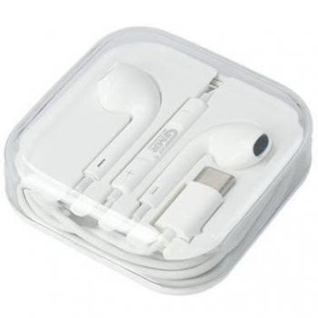 Auriculares con Micrófono Goms Blanco Tipo C