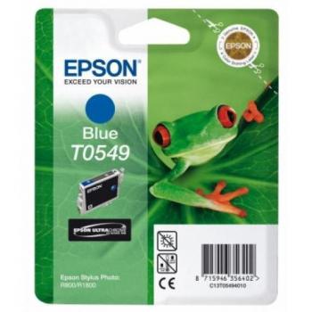 Epson T0549 Azul Cartucho de Tinta Compatible con Impresoras Epson Stylus Photo R800/R1800