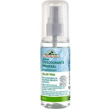 SPRAY DESODORANTE MINERAL ALUMBRE & ALOE VERA LIQUIDO 80 ML.COSMOS NATURAL