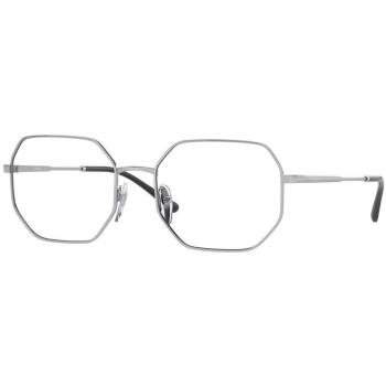 Vogue Eyewear VO4228 323 Armazones para Mujer Plateadas, Lentes Recetados Para Mujer Silver, Gafas Recetadas para Mujer Plateadas