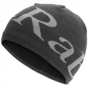Rab Logo Beanie - Anthracite, Dark Grey/Grey, One Size