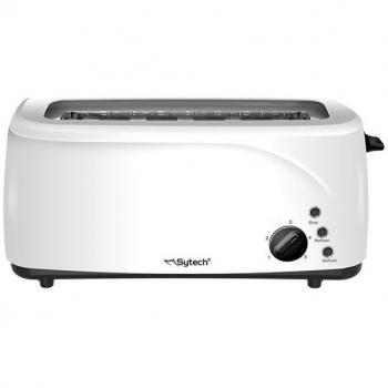 Tostadora de una rebanada extralarga Sytech SY-TS49 - Potencia 1050W - Color blanco