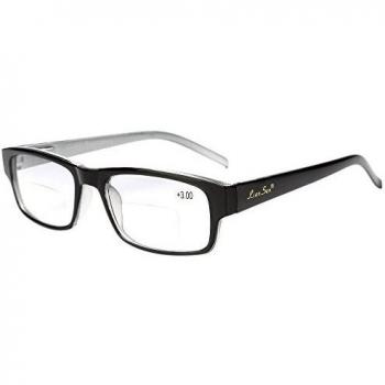 LianSan 2014 Mode con?U completo marco Gafas para leer unisex Hombres en los mujeres Part fabriqu š Š lectores gafas de lectura 3300 plata +2.50