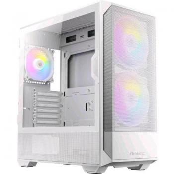 Caja Semitorre ATX Antec NX416L Blanco con Conectividad USB 3.0 y USB-C, sin Fuente de Alimentación