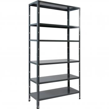 Avasco 5400431528008 - 100 clicker plataforma clip metálico con 6 estantes de 200 x 100 x 40 cm clara galvanizado
