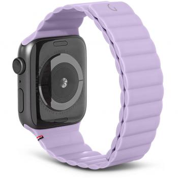 Decoded - Pulsera de silicona magnética con tracción Lite para Apple Watch 38/40/41 mm, color morado