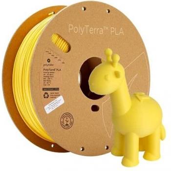 Filamento PLA EcoFriendly Impresora 3D PolyTerra Marca Polymaker Color Blanco 1,75 mm amarillo