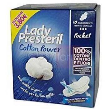 Señora Presteril noche con alas de bolsillo 10 Piezas