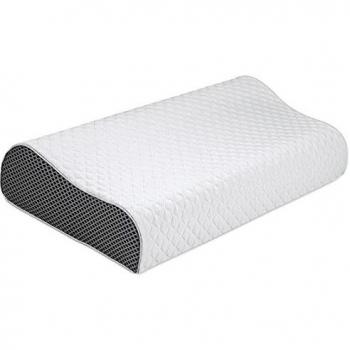 look envy Viscoelastica Almohada Cervical, Almohadas para Cuello para Durmiente Lateral Almohada Ortopédica para Todos los Durmientes Reduce Dolores Cervicales 60x35x11/9CM