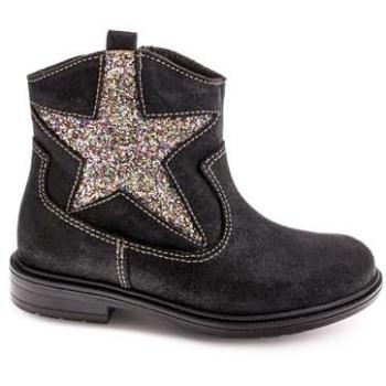 Pablosky Botín Plano Niña Negro de piel con cremallera - Modelo 435218