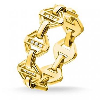 Anillo Thomas Sabo Vintage Dorado y Blanco para Mujer D_TR0037-924-14-54