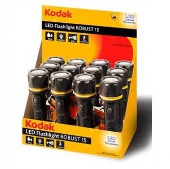 KODAK Linterna LED Robust 15/ IP64/ 15 LUMENES/SIN Caja - Bulk