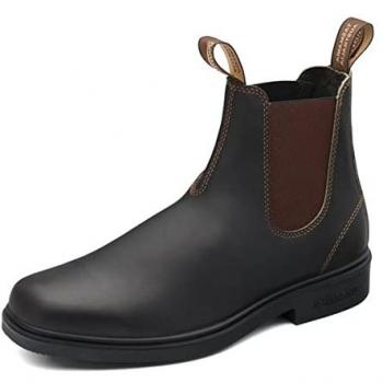 Blundstone 067 Brown Water-Resistant Leather Chelsea Boots - Men's Size 7 UK