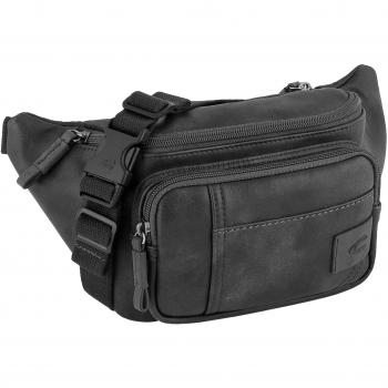 Riñonera Camel Active Laos, funcional y deportiva, ideal para el día a día, 29 cm x 16 cm x 11 cm, color negro