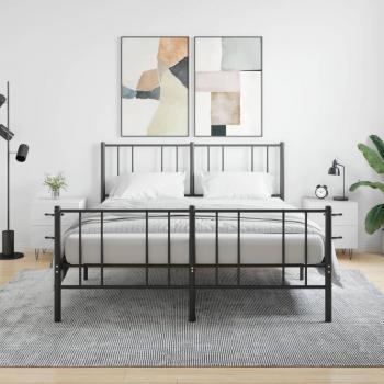 Mesita de Noche Blanca 2 piezas 40x35x47,5 cm madera multicapa Vidaxl