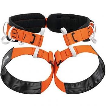 Arnés de Espeleología PETZL Aven (naranja/negro)