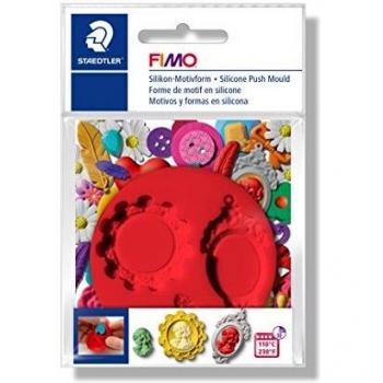 STAEDTLER 872526 Buttons Fimo Push Mould Modeling Craft Kit