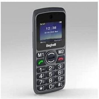 Teléfono Móvil para Personas Mayores Beghelli Salvalavita SLV10 con Dual SIM, Pantalla de 1.77, Botón SOS y Llamada Rápida