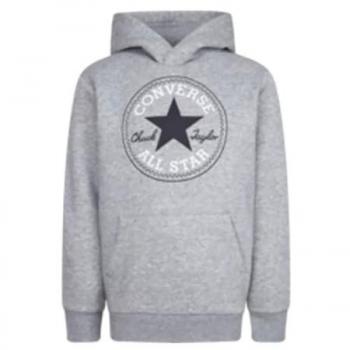 Sudadera con Capucha Converse Fleece Chuck Taylor Gris para Niños