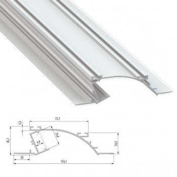 Perfil de Aluminio TOPO 2,02M LL-10-0514-20