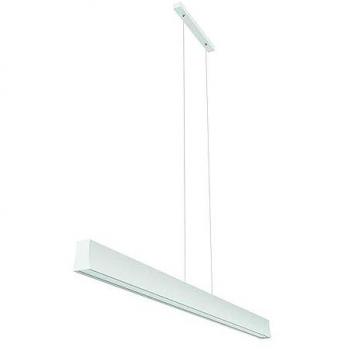 Lámpara de techo lineal LED blanca 38W, luz cálida 3000K, 2850lm, garantía de 3 años