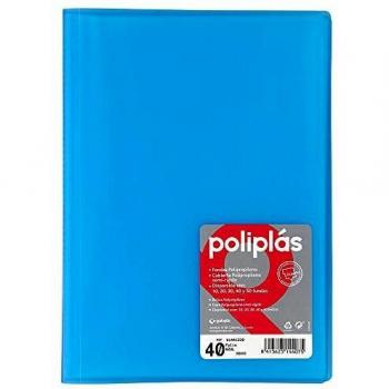 Grafoplas 1155784 - Carpeta de 40 fundas, color azul
