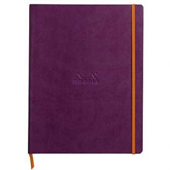 Cuaderno Rhodia A4+ Violeta con Lineas Horizontal y Casilla