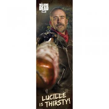 GB Posters Puerta Poster con Diseño the Walking Dead Negan, Madera, Varios, 53 x 158 cm
