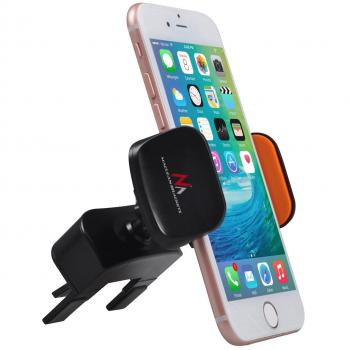 Soporte Universal para Teléfono Móvil en Auto Maclean MC-734, Compatible con Rejillas de Ventilación y Ranuras para CD