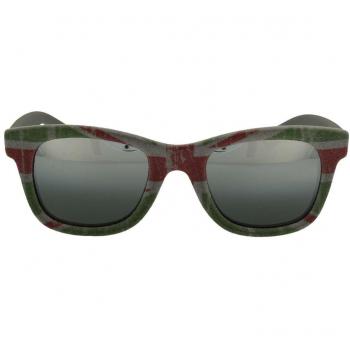 Italia Independent Women's Sunglasses 0090V-ITA-000, 52mm, Transparent Grey Green