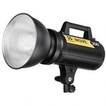 Lámpara de Estudio Quadralite Move X 300 - Flash de 300Ws, Temperatura de Color 5600K, Montaje Bowens
