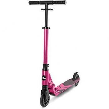 Patinete Plegable Fun Pro THREE para Niños a Partir de 6 Años con Rodamientos ABEC 9 y Altura Ajustable - Color Rosa