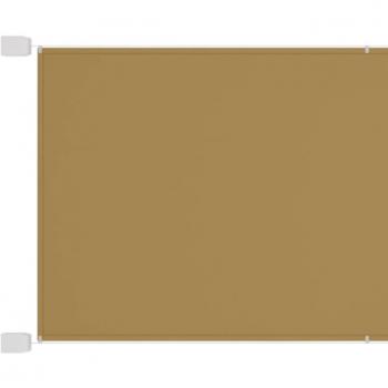 Toldo vertical beige 180x600 cm tela oxford