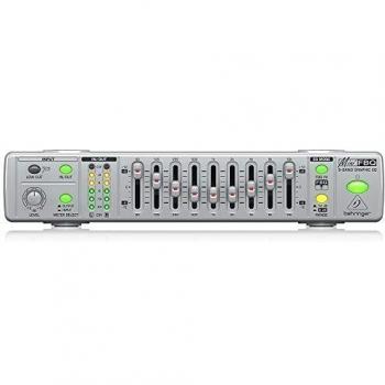 Behringer Mini FBQ 800 Ecualizador gráfico ultracompacto de 9 bandas con FBQ