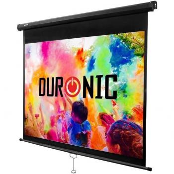 Pantalla de Proyección Manual Duronic MPS70 4:3 - 70 (142.5 x 107.5 cm) para Home Cinema y Oficina, Compatible con Full HD, 3D y 4K
