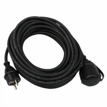 Alargador de Cables Eléctrico REV Ritter 65259 IP44 25m Negro