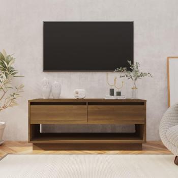 Mueble TV de Roble Marrón 102x41x44 cm en conglomerado