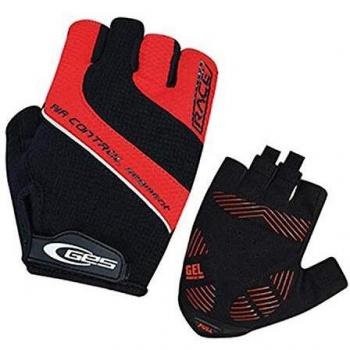 GES Guantes Cortos Race Negro-Rojo - Talla: L