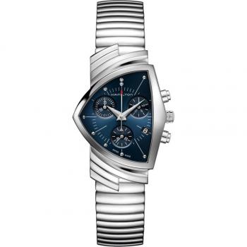 Hamilton Ventura Blue Chronograph Quartz Watch H24432141