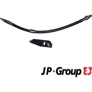 Latiguillo de freno JP GROUP 1561602770 - Manguera de freno, fabricado en goma de alta calidad, resistente a la presión y a temperaturas extremas, con conectores metálicos duraderos y diseño específico para