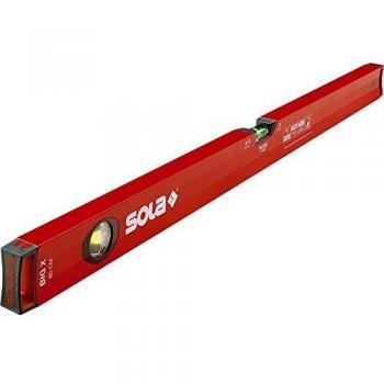 Sola BIG X - Nivel de aluminio extra resistente de 80 cm con 3 burbujas de precisión FOCUS