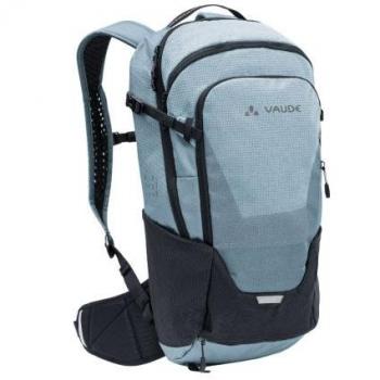 Mochila para bicicleta Vaude Moab 15 II (nordic blue) - Capacidad de 15 litros, sistema de ventilación en la espalda, compartimento principal con acceso fácil, bolsillo frontal con cremallera, compatible con