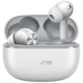 Auriculares In-Ear True Wireless Realme Buds T200 Lite Bluetooth con 4 Micrófonos, AI ENC para llamadas, 48 horas de reproducción total y carga rápida, ultra baja latencia Gaming, Color Gris Storm