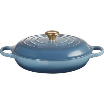 Cacerola baja de hierro fundido Le Creuset