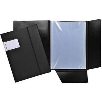 Exacompta 884834E - Carpeta de 40 fundas, A4, color negro