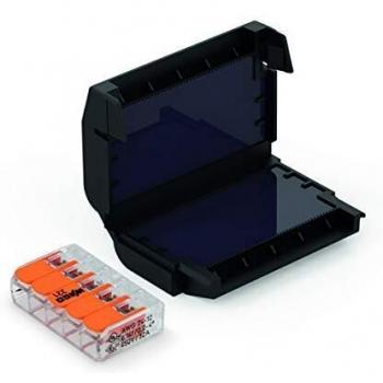 EASY-PROTECT 215 - Straight-through joint 5x0,2...4mm² Connector gel box flexible: 0.2-4 mm² fixed: 0.2-4 mm² Black