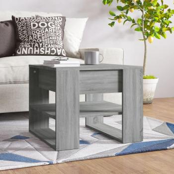 Grey Sonoma Coffee Table 55.5x55x45 cm Engineered Wood