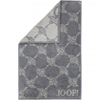 Joop Classic cornf lowers Manopla de baño toalla toalla toalla de ducha, antracita, algodón rizado, antracita, toalla de invitado 30 x 50 cm