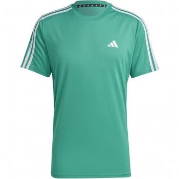 ADIDAS ESSENTIALS 3-STRIPES BASE TEE GREEN MEN'S TRAINING T-SHIRT J54661