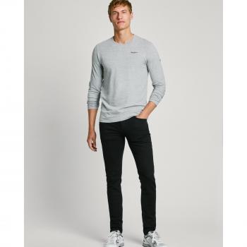 Pepe Jeans - Vaquero de hombre Finsbury fit skinny en tejido elástico, con ajuste ceñido y tiro bajo